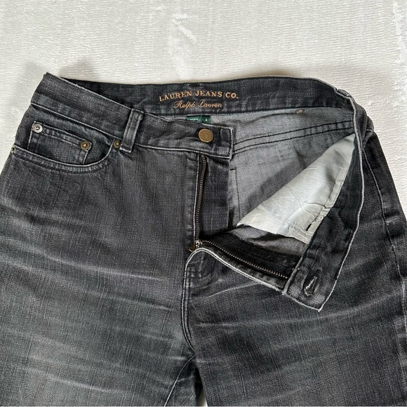 Ralph Lauren Jeans Women Size 4 Gray Denim Bootcut Cotton Blend EUC - Picture 6 of 14